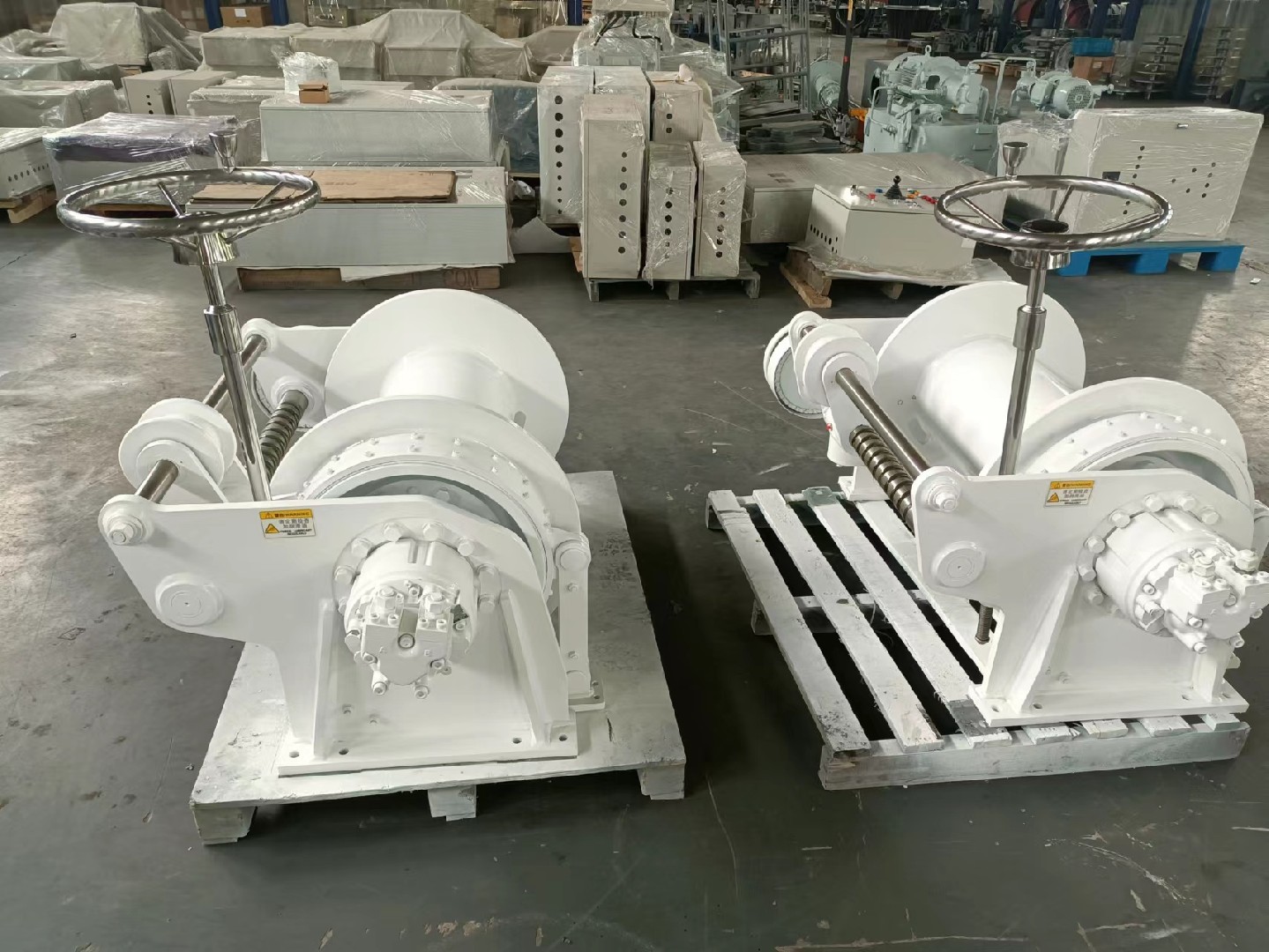 鋁合金液壓起錨絞車(chē)帶排纜裝置